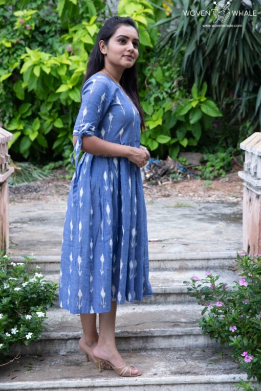 Samyathi - Blue Kurthi - Image 3