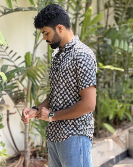 Alternative view of Ebony Black Printed Shirt