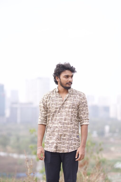 Box kalamkari Shirt men