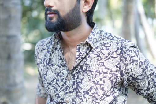 Aadi kalamkari Shirt men - Image 2