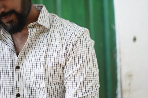 Nivi Mens Ikat Shirt - Image 2