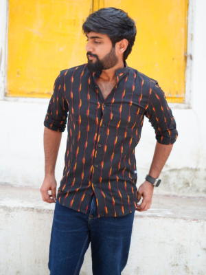 Ananta Mens Ikat Shirt