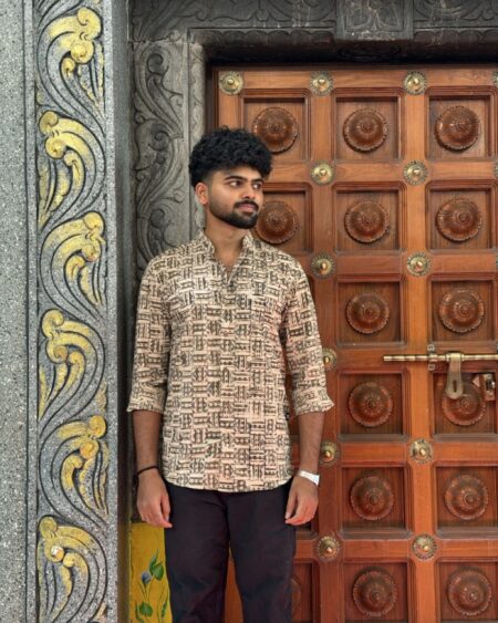 Alternative view of Box kalamkari Shirt men