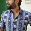 Alternative view of Neelvara Mens Ikat Shirt