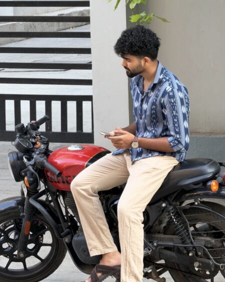 Neelvara Mens Ikat Shirt