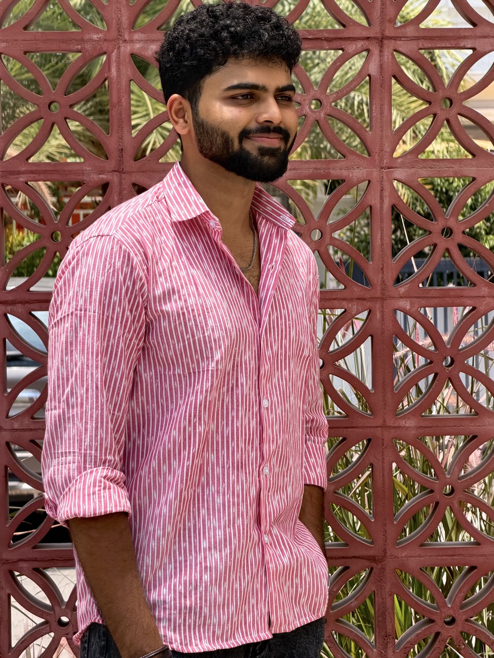 Rosewood Ikat Shirt - Image 4