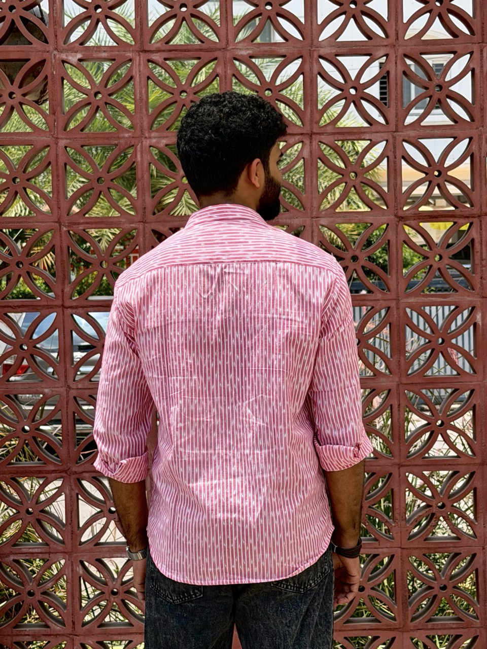 Rosewood Ikat Shirt - Image 5