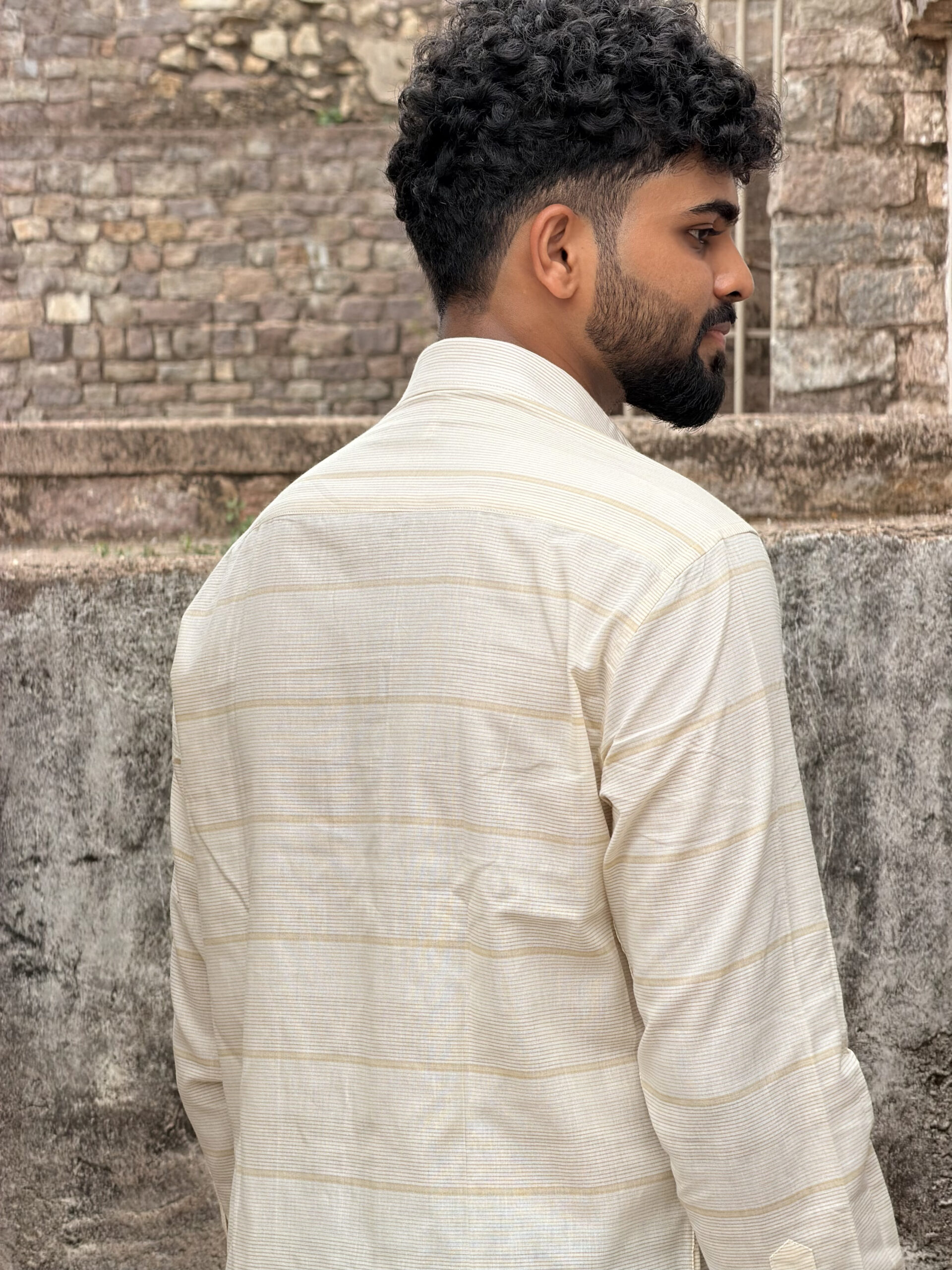 Sandstone Handwoven Shirt - Image 2