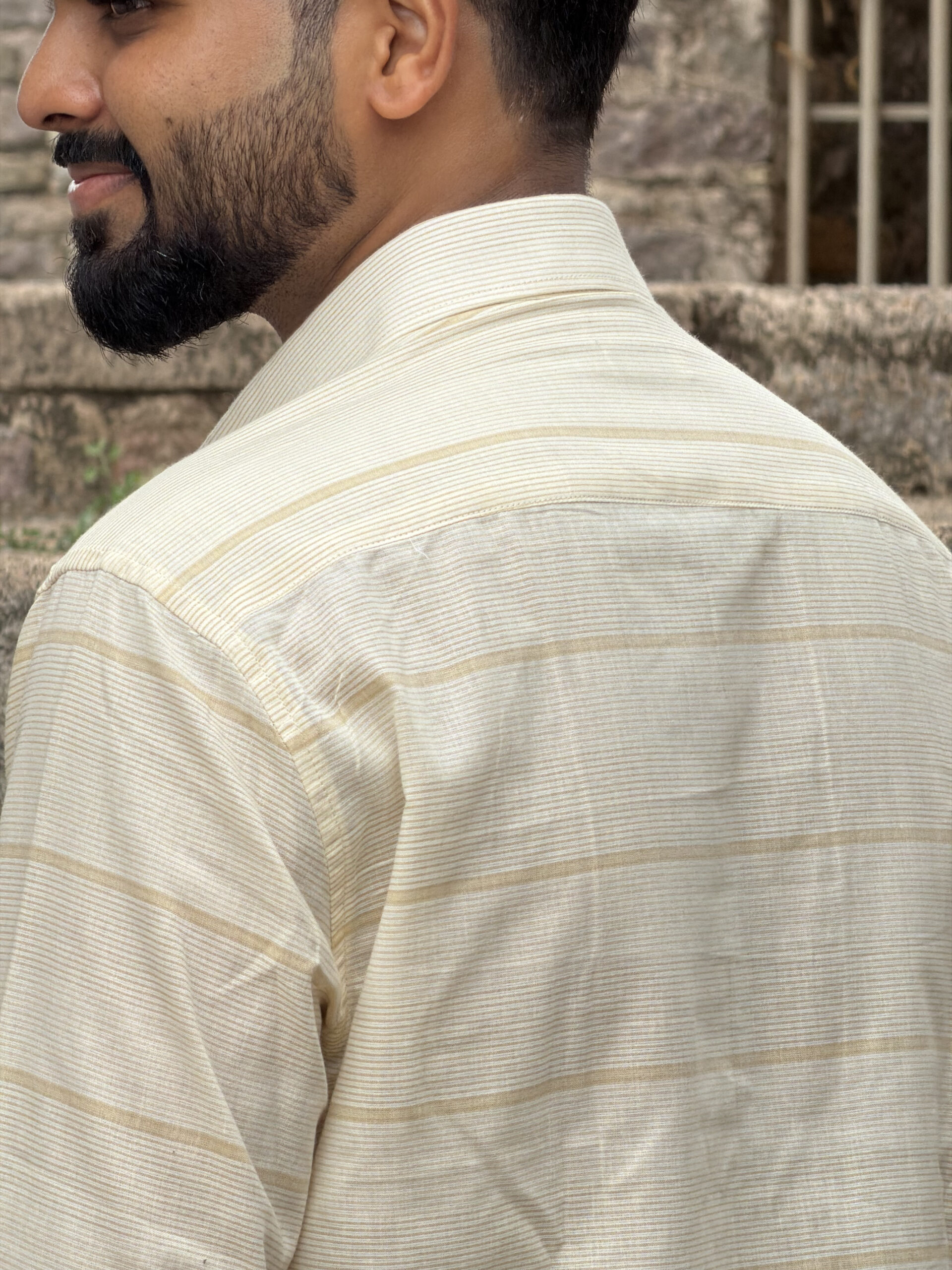 Sandstone Handwoven Shirt - Image 3