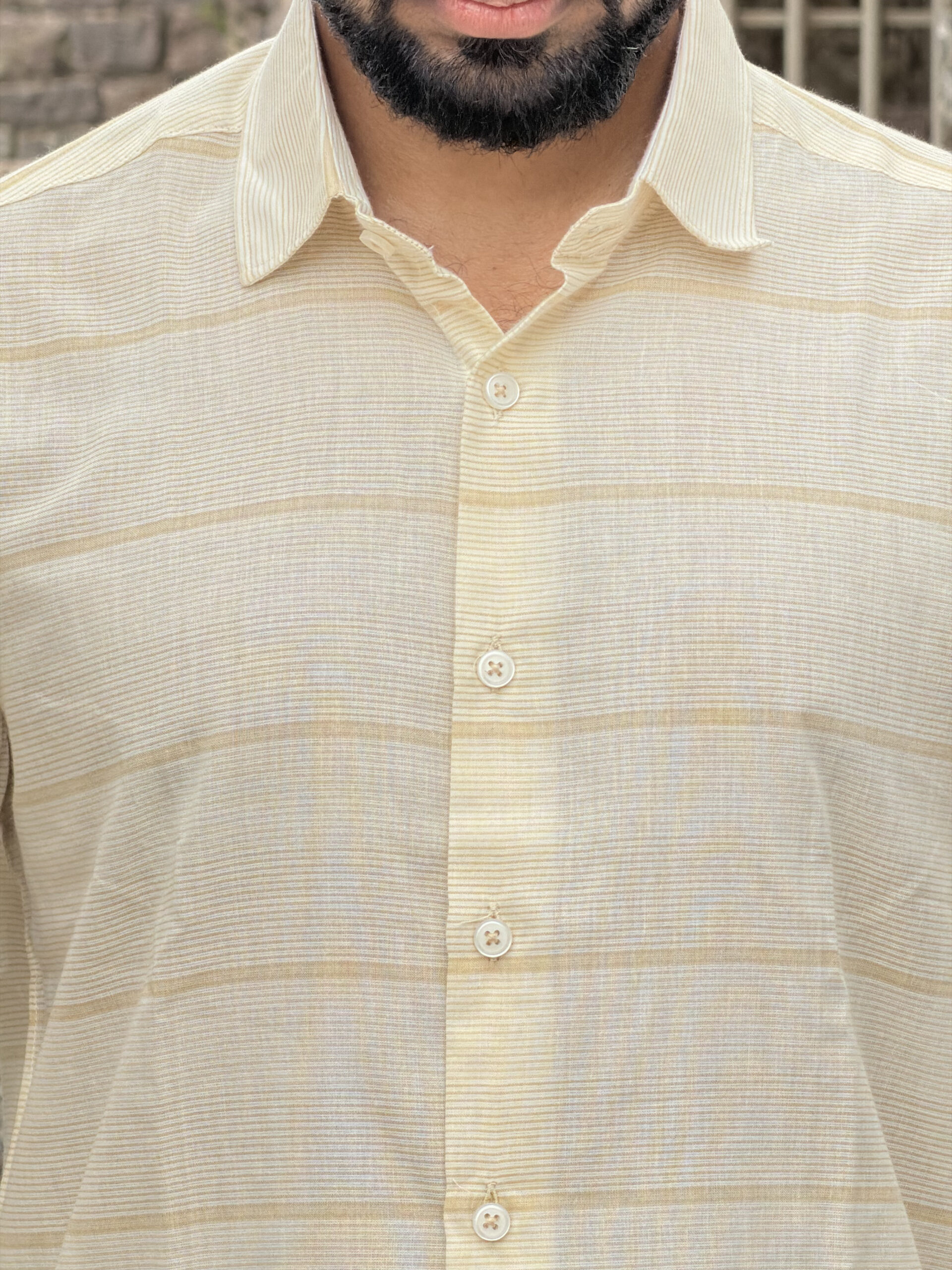 Sandstone Handwoven Shirt - Image 4