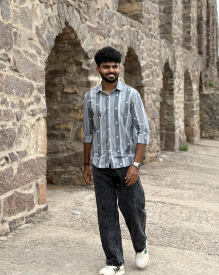 Slate Jamdani Shirt - Image 5