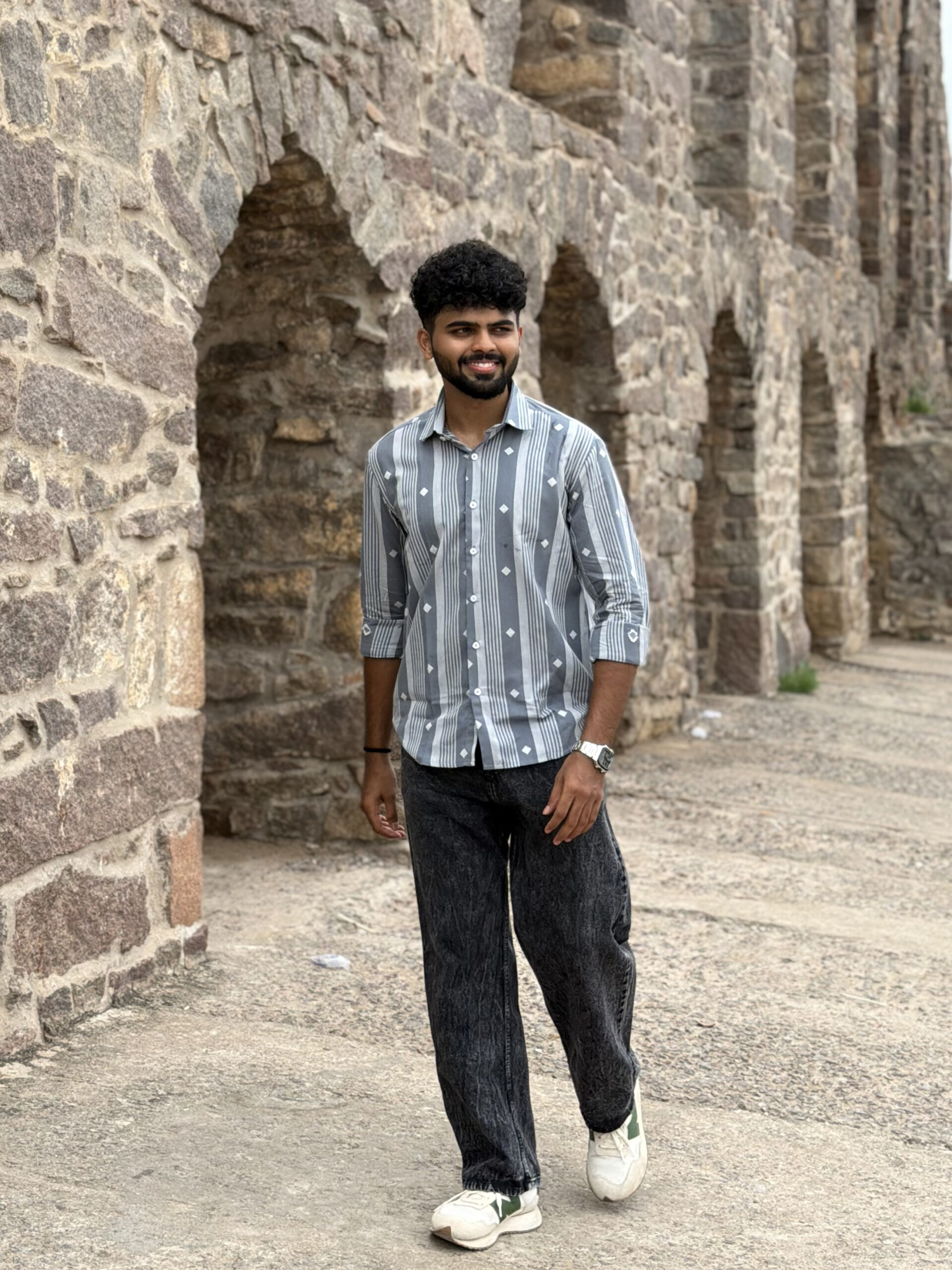 Slate Jamdani Shirt - Image 5