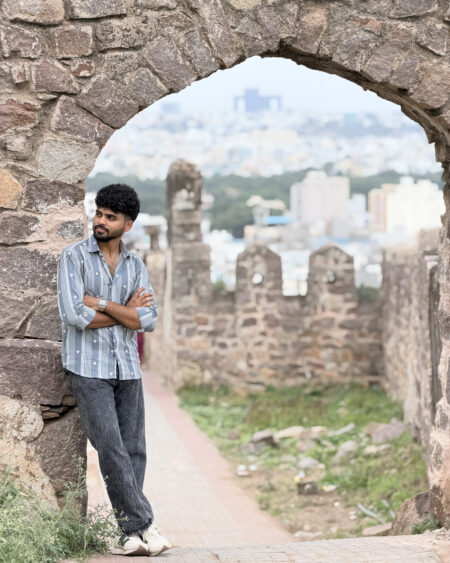 Slate Jamdani Shirt - Image 3