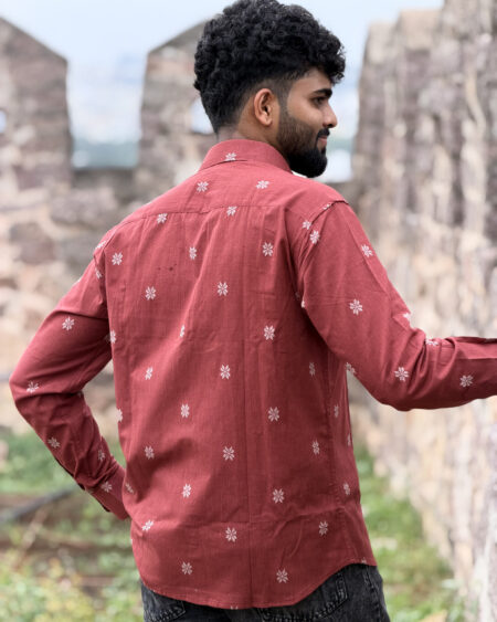 Alternative view of Crimson Suvidha Shirt