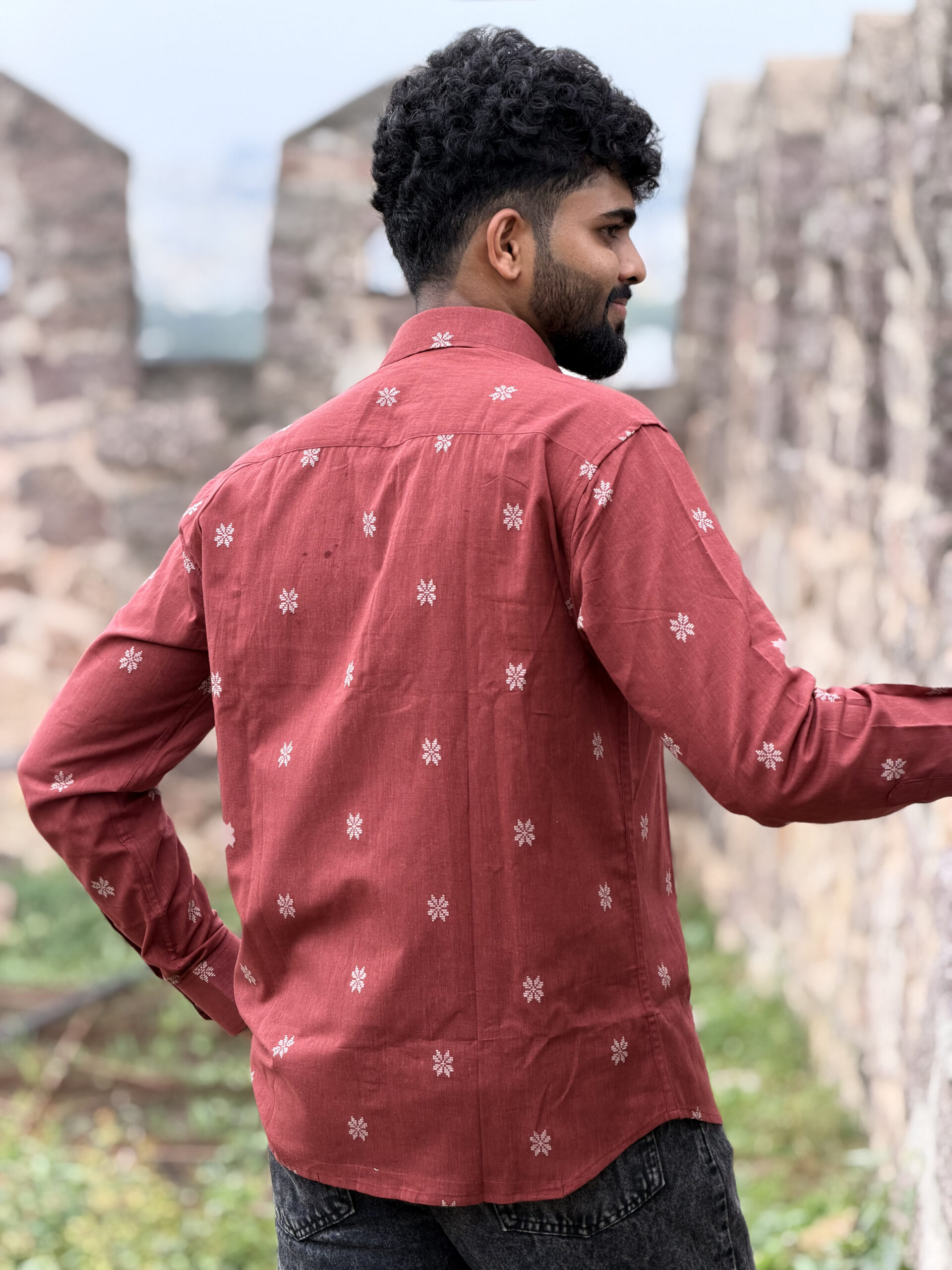 Crimson Suvidha Shirt - Image 2