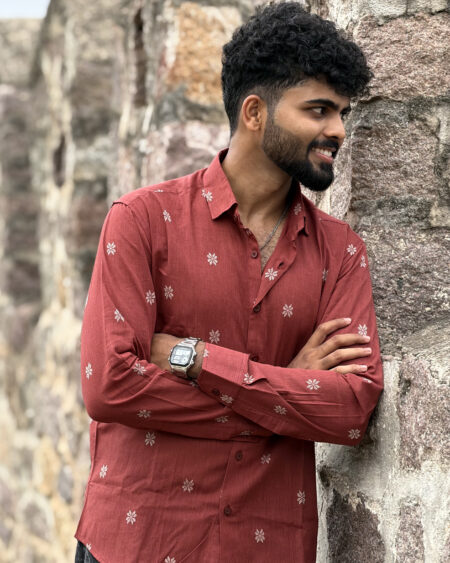Crimson Suvidha Shirt - Image 3