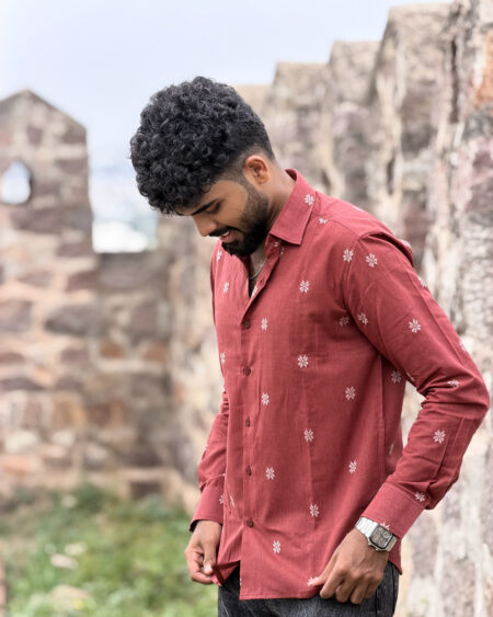 Crimson Suvidha Shirt - Image 4