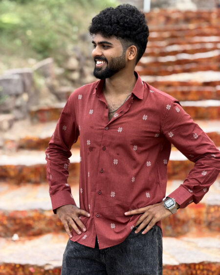 Crimson Suvidha Shirt - Image 5