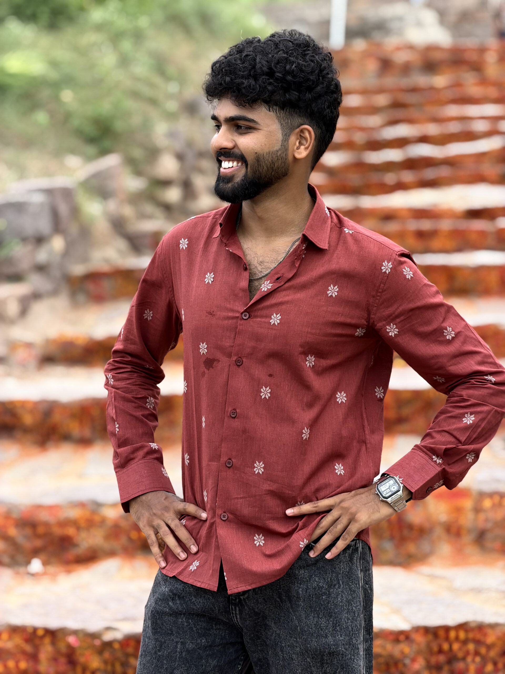 Crimson Suvidha Shirt - Image 5
