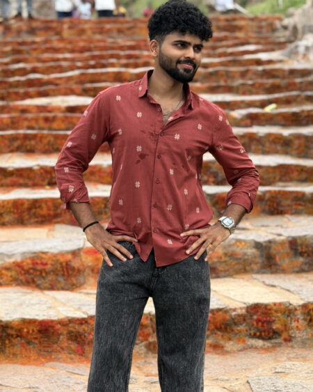 Crimson Suvidha Shirt - Image 6