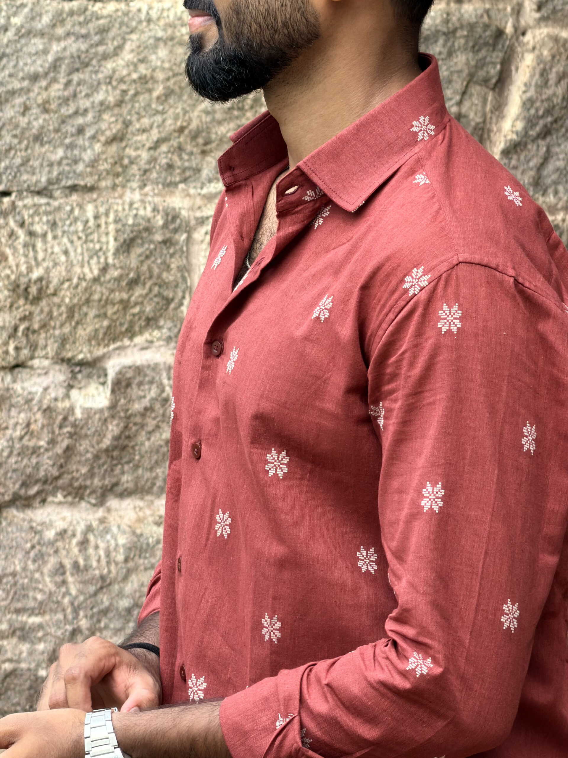 Crimson Suvidha Shirt - Image 8