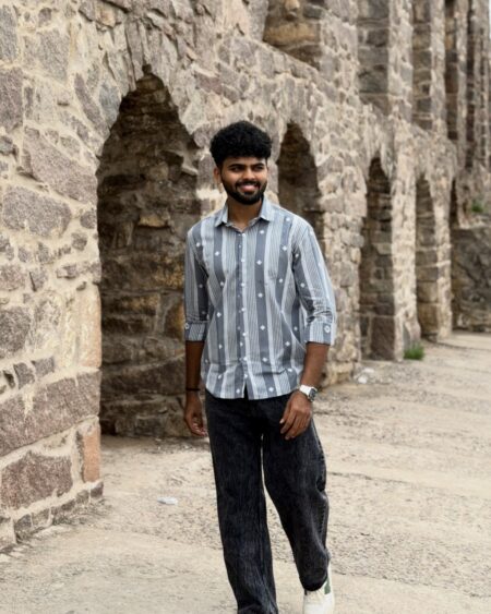 Alternative view of Slate Jamdani Shirt