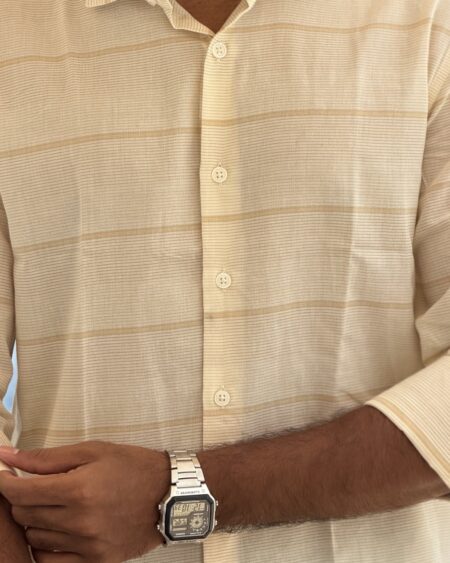 Sandstone Handwoven Shirt - Image 3