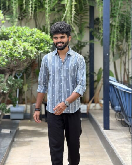 Slate Jamdani Shirt