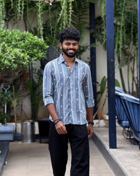 Slate Jamdani Shirt - Image 4