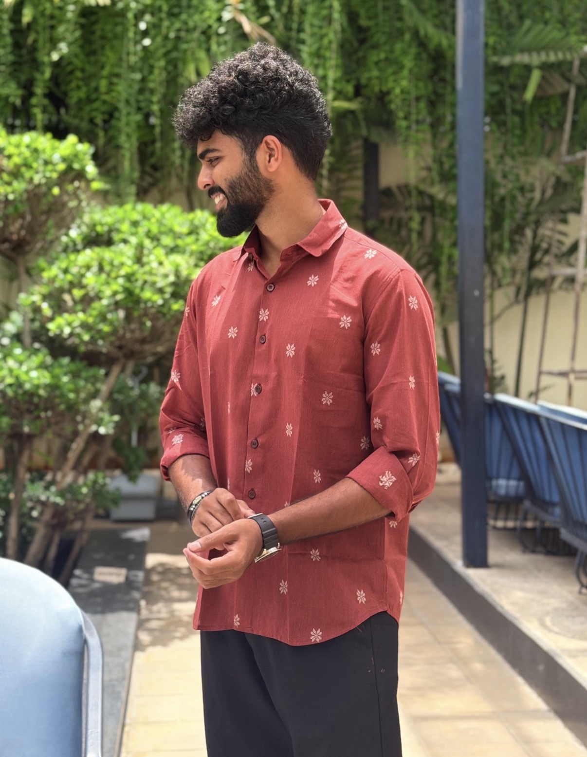 Crimson Suvidha Shirt - Image 2