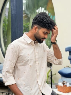 Sand Butta Handwoven Cotton Shirt