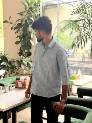 Skyloom Handwoven Jamdani Shirt