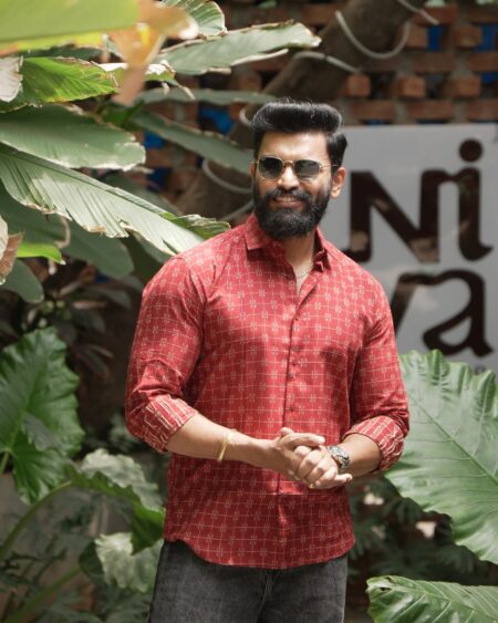 Merlot Jacquard Cotton Shirt - Image 7