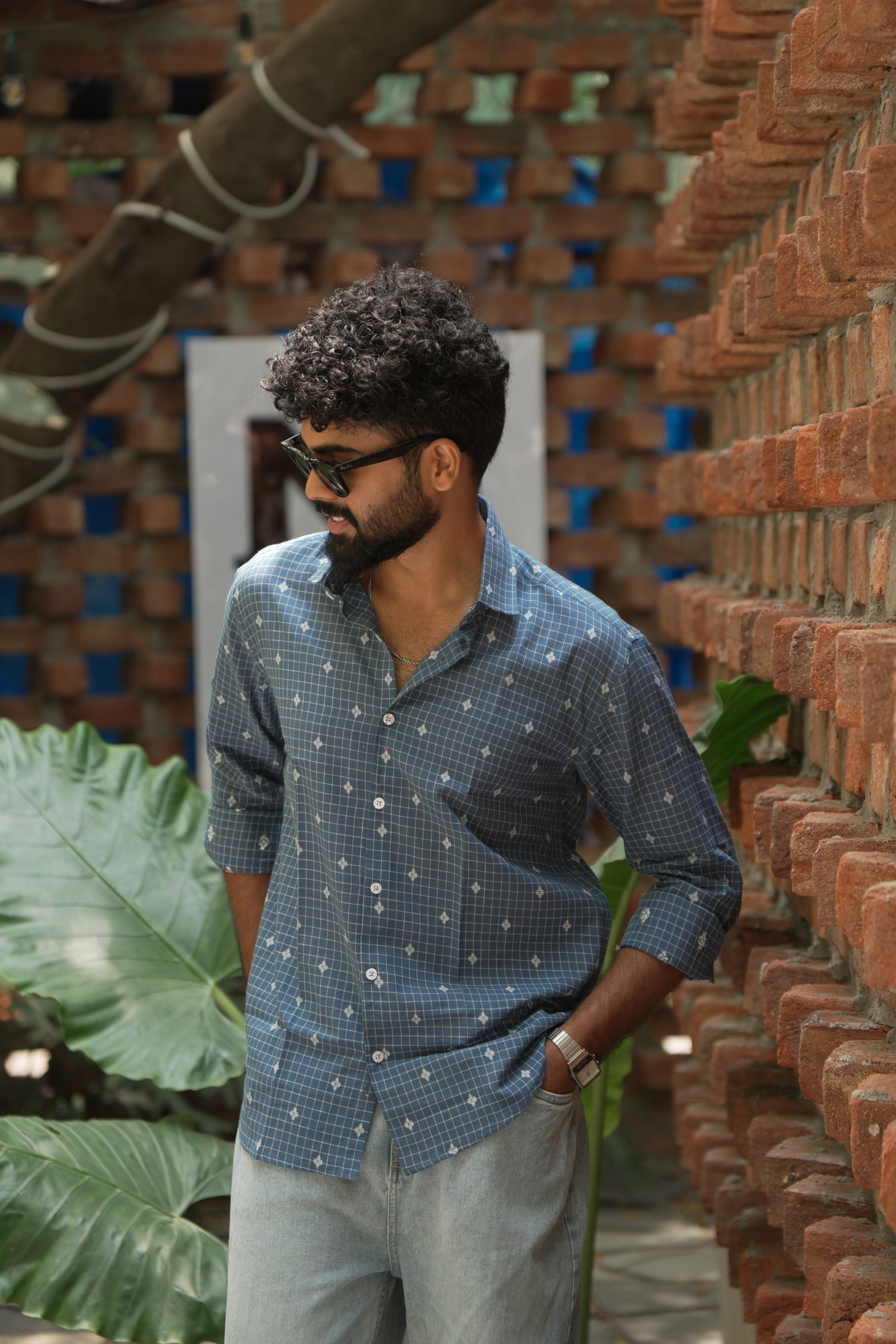 Akriti Handwoven Cotton Shirt - Image 5